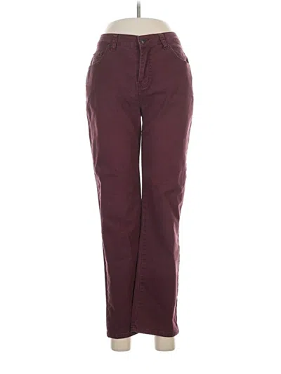 Pre-owned St. John's Bay Jeans In Burgundy