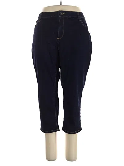 Pre-owned St. John's Bay Jeggings In Blue