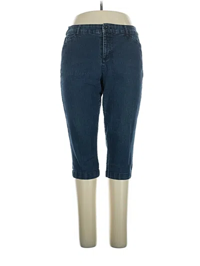 Pre-owned St. John's Bay Jeggings In Blue