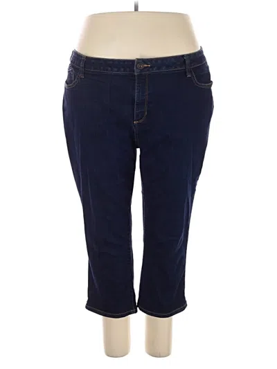 Pre-owned St. John's Bay Jeggings In Blue