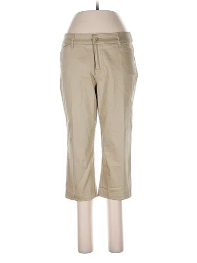Pre-owned St. John's Bay Jeggings In Brown