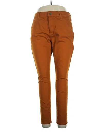 Pre-owned St. John's Bay Jeggings In Brown