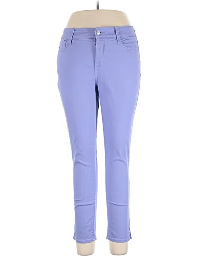 Pre-owned St. John's Bay Jeggings In Purple