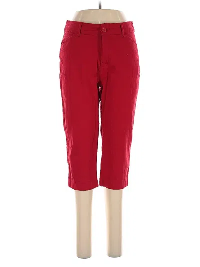 Pre-owned St. John's Bay Jeggings In Red
