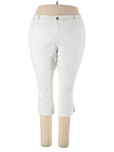 Pre-owned St. John's Bay Jeggings In White