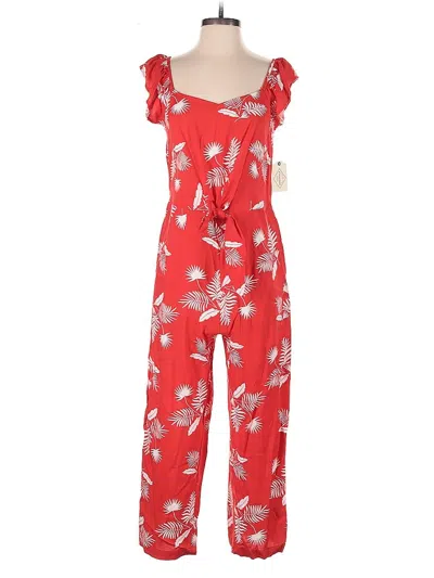 St. John's Bay Jumpsuit In Red