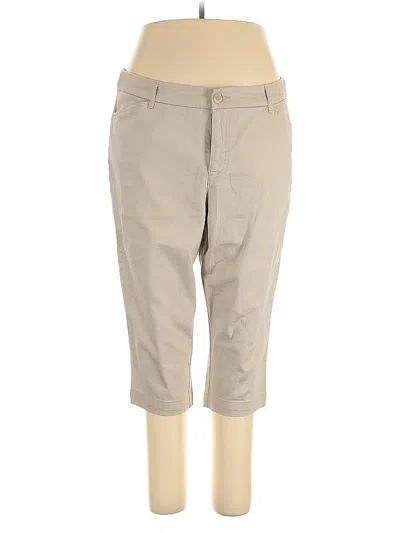 Pre-owned St. John's Bay Khaki Pant In Brown