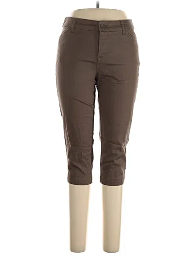Pre-owned St. John's Bay Khaki Pant In Brown