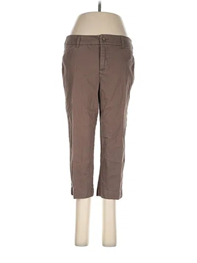 Pre-owned St. John's Bay Khaki Pant In Brown