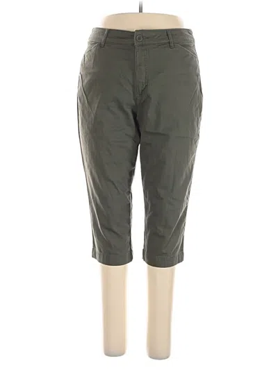 Pre-owned St. John's Bay Khaki Pant In Green