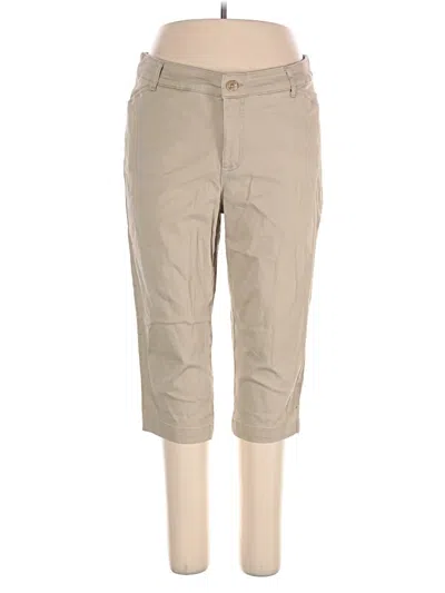 Pre-owned St. John's Bay Khaki Pant In Tan