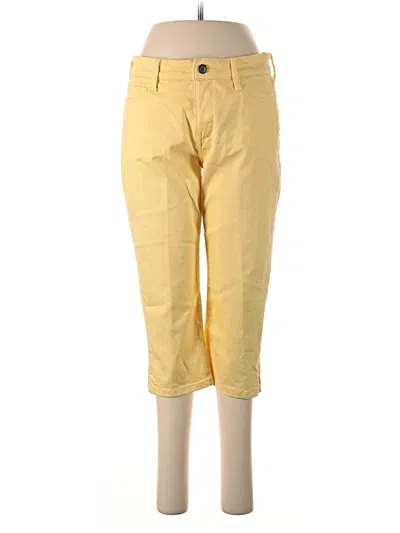 Pre-owned St. John's Bay Khaki Pant In Yellow