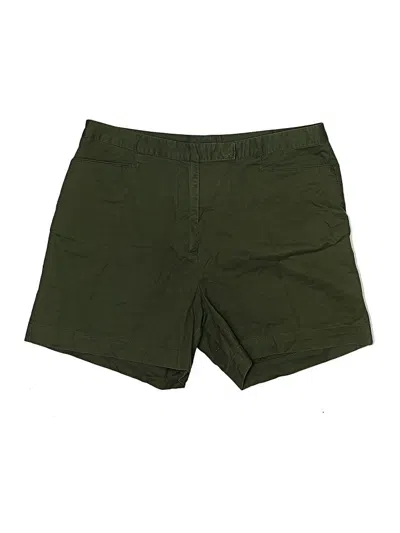 Pre-owned St. John's Bay Khaki Shorts In Green