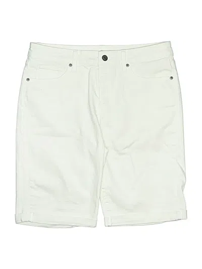 Pre-owned St. John's Bay Khaki Shorts In Ivory