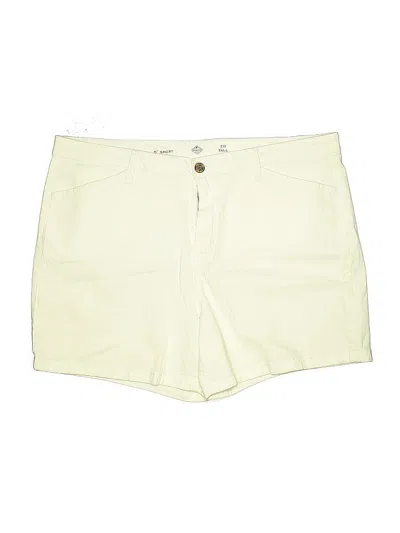 Pre-owned St. John's Bay Khaki Shorts In White