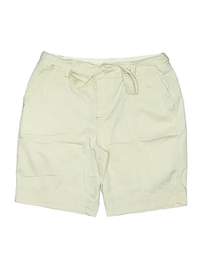 Pre-owned St. John's Bay Khaki Shorts In White