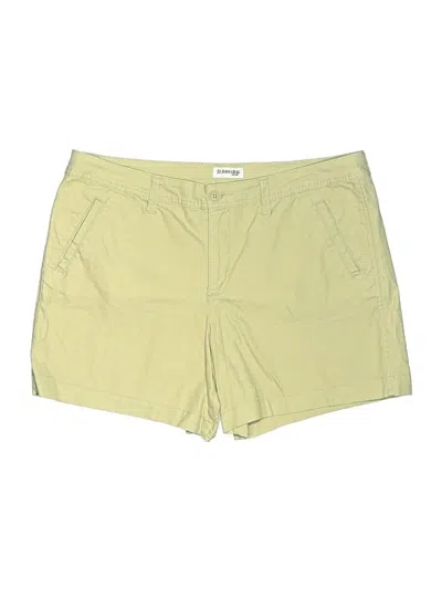 Pre-owned St. John's Bay Khaki Shorts In Yellow