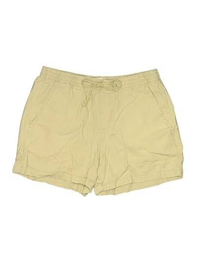 Pre-owned St. John's Bay Khaki Shorts In Yellow