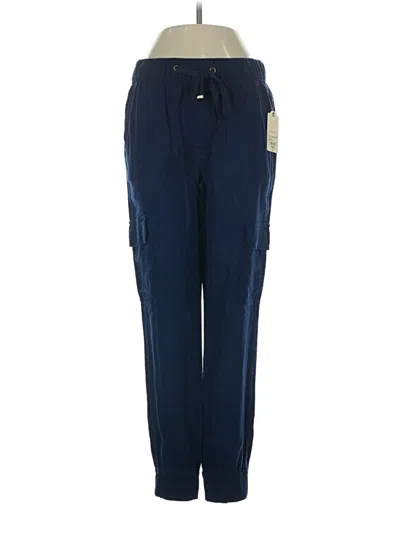 Pre-owned St. John's Bay Linen Pants In Blue