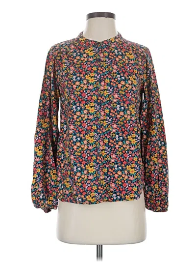 Pre-owned St. John's Bay Long Sleeve Blouse In Yellow