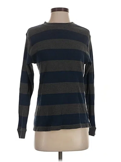 Pre-owned St. John's Bay Long Sleeve T-shirt In Gray