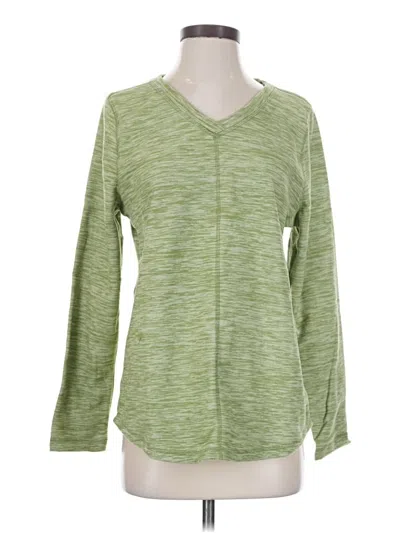 St. John's Bay Long Sleeve T-shirt In Green