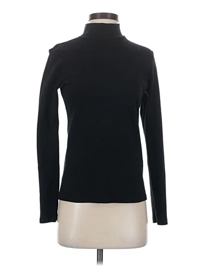 Pre-owned St. John's Bay Long Sleeve Turtleneck In Black