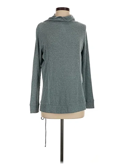 Pre-owned St. John's Bay Long Sleeve Turtleneck In Gray