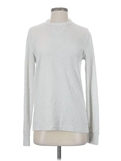 Pre-owned St. John's Bay Long Sleeve Turtleneck In Silver