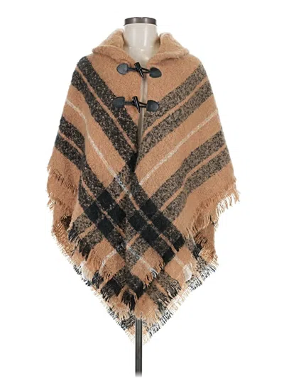 Pre-owned St. John's Bay Poncho In Brown