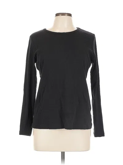 Pre-owned St. John's Bay Pullover Sweater In Black