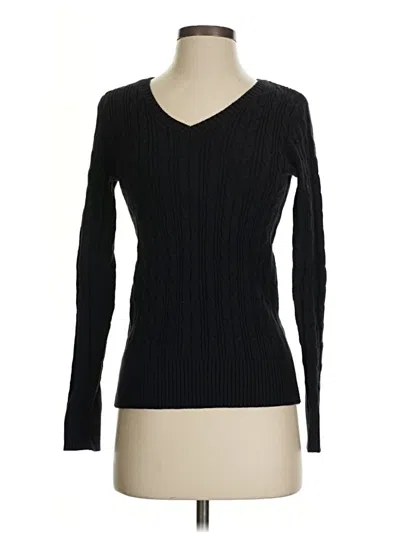 Pre-owned St. John's Bay Pullover Sweater In Black