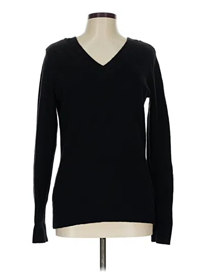 Pre-owned St. John's Bay Pullover Sweater In Black