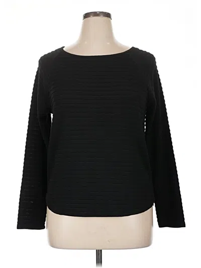 Pre-owned St. John's Bay Pullover Sweater In Black