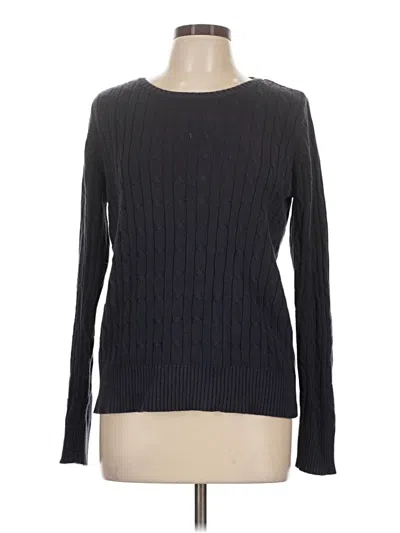 Pre-owned St. John's Bay Pullover Sweater In Black