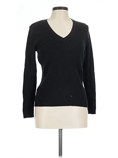Pre-owned St. John's Bay Pullover Sweater In Black