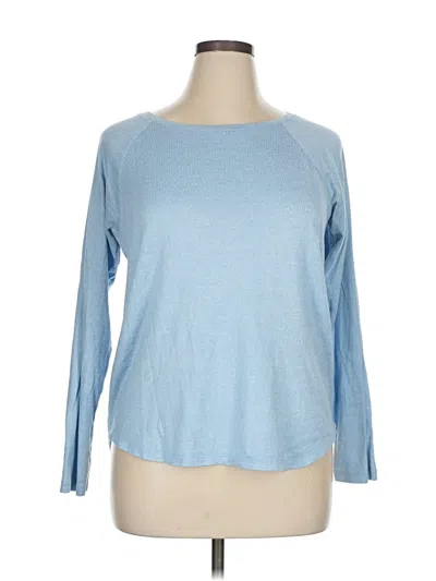 Pre-owned St. John's Bay Pullover Sweater In Blue