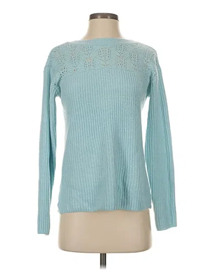 Pre-owned St. John's Bay Pullover Sweater In Blue