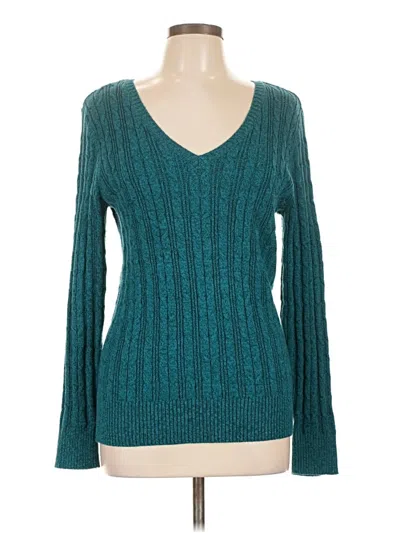 Pre-owned St. John's Bay Pullover Sweater In Blue