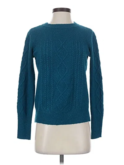 Pre-owned St. John's Bay Pullover Sweater In Blue