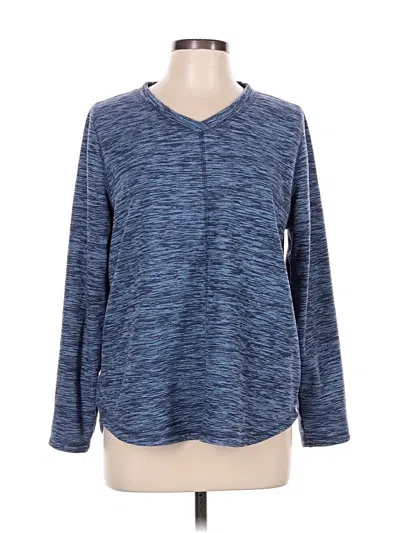 Pre-owned St. John's Bay Pullover Sweater In Blue