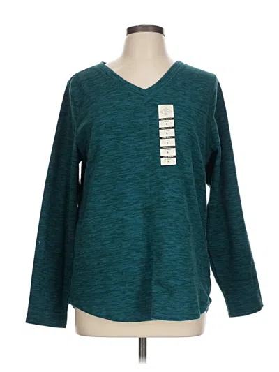 St. John's Bay Pullover Sweater In Green