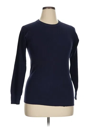 Pre-owned St. John's Bay Pullover Sweater In Blue