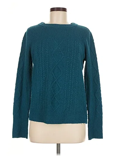 Pre-owned St. John's Bay Pullover Sweater In Blue