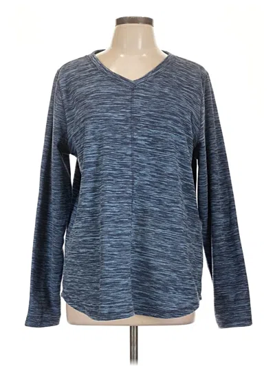 Pre-owned St. John's Bay Pullover Sweater In Blue