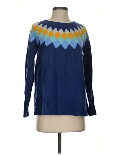Pre-owned St. John's Bay Pullover Sweater In Blue