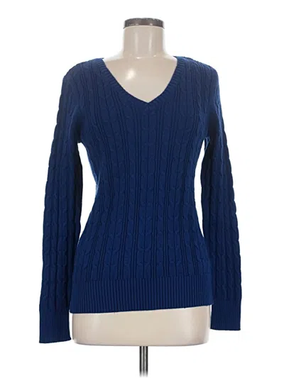 Pre-owned St. John's Bay Pullover Sweater In Blue