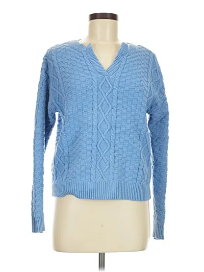 Pre-owned St. John's Bay Pullover Sweater In Blue