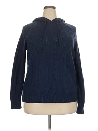Pre-owned St. John's Bay Pullover Sweater In Blue