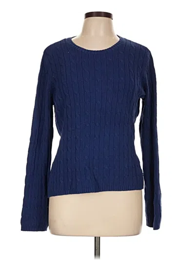 Pre-owned St. John's Bay Pullover Sweater In Blue